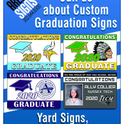 Custom Graduation Signs